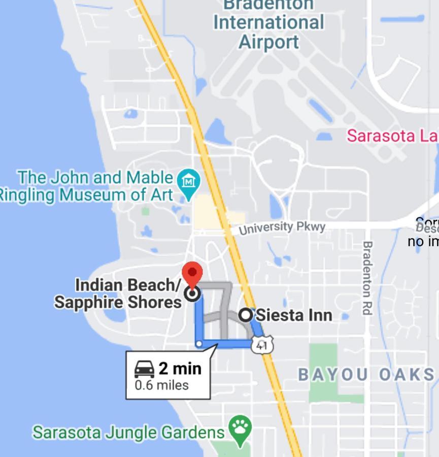 Siesta Inn Sarasota - Indian Beach Екстериор снимка